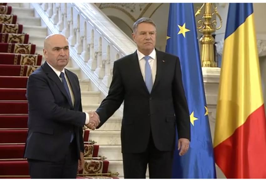 Iohannis si bolojan 1 Sursă foto: Screenshot filmare .presidency.ro