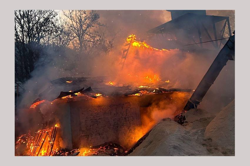 incendiu in Coșești Argeș incendiu in Coșești Argeș
