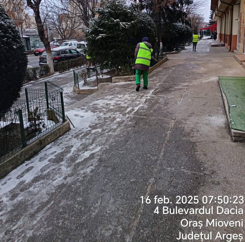 Sursă foto: FB Servicii Edilitare pentru Comunitate Mioveni .