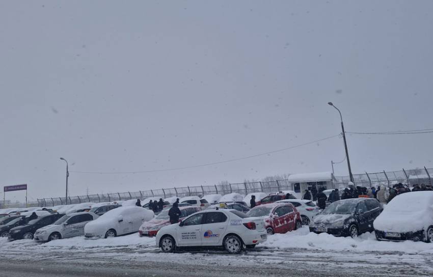 examen auto permis generic zapada stadion 1 Sursă foto: FB Dragos Predescu