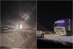 page - (VIDEO) Accident pe A1! TIR implicat