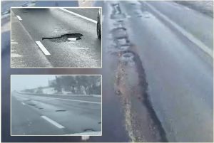 page 1 - Gropi pe Autostrada A1! Circulați cu atenție sporită