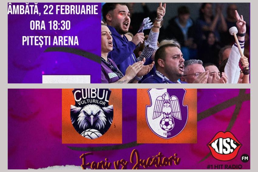 Jucători vs suporteri! Pitești Arena găzduiește primul meci din România 1 FC Arges Bascketball