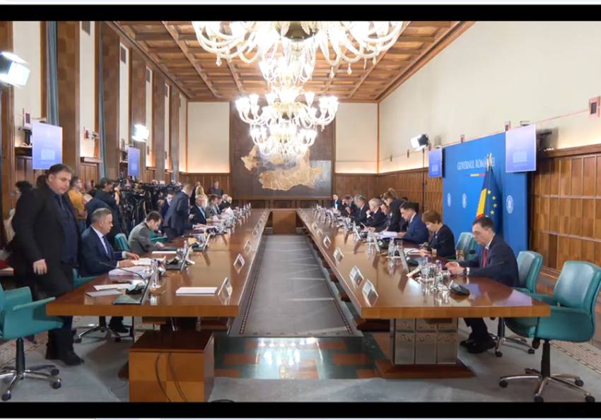 marcel ciolacu sedinta de guvern 20 februarie 1 Sursă foto: screenshot