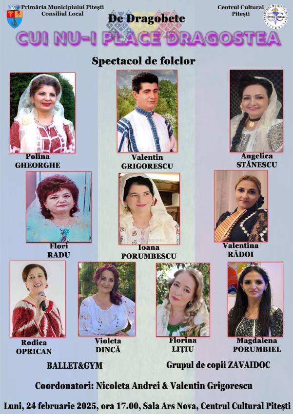 „Cui nu-i place dragostea?” - Spectacolul de folclor dedicat Dragobetelui 1 spectacol folclor de Dragobete