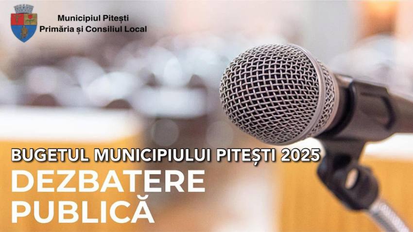 buget dezbatere publica pitesti 1 Sursă foto: FB Primăria Municipiului Pitești.