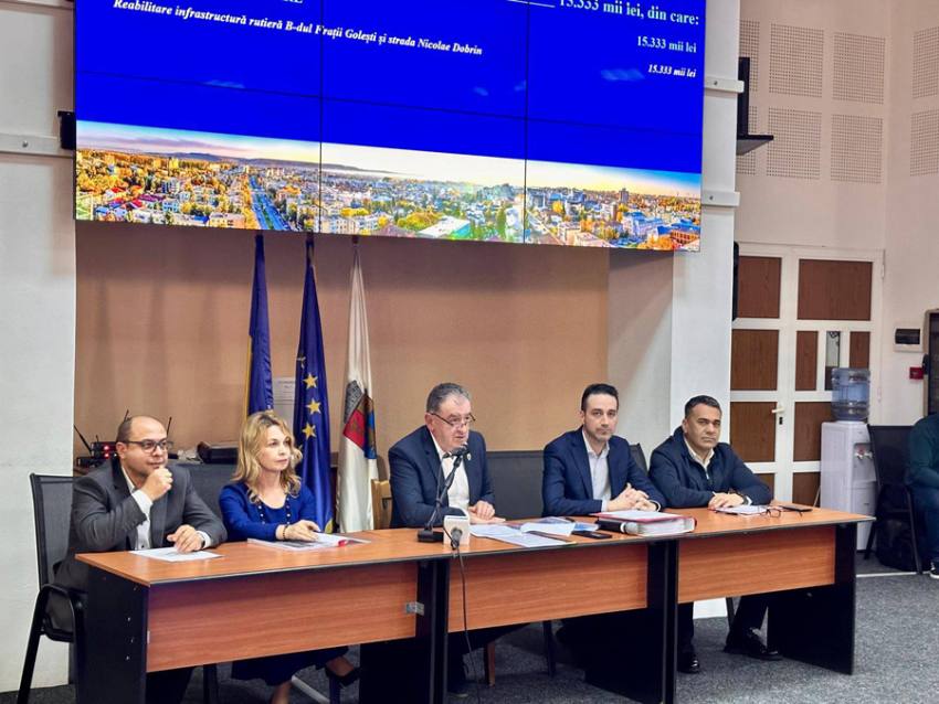 Cristian Gentea a prezentat bugetul Piteștiului pe 2025: ”Bugetul municipiului a crescut cu 148% față de 2020” 3 Sursă foto: FB Cristian Gentea.