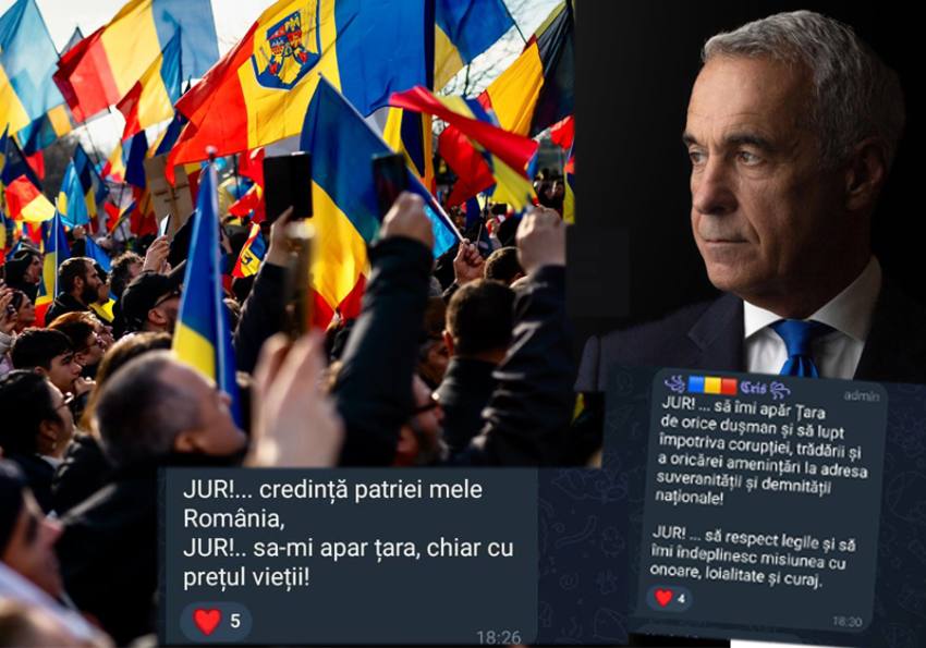 pregatire mitng sambata 1 maartie Sursă foto: FB Calin Georgescu si screenshoturi primite de redactorii Ancheta.