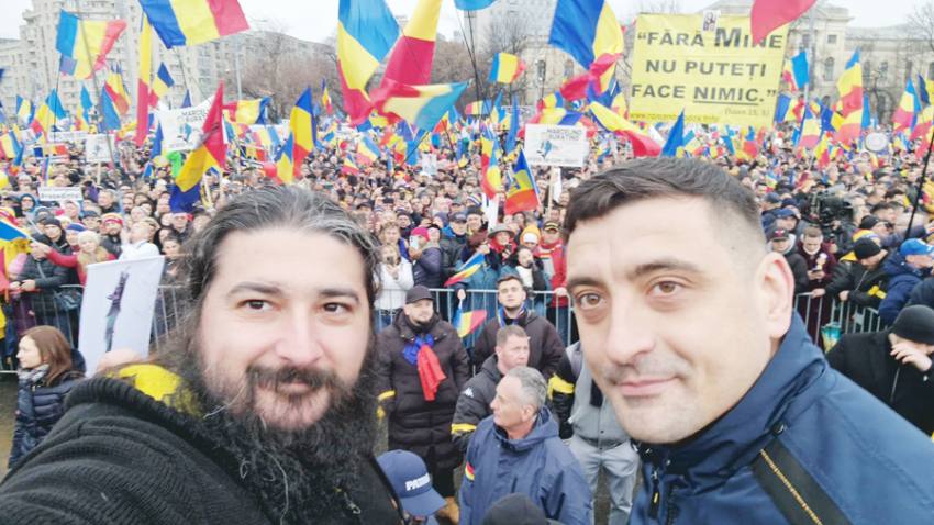 Bogdan Velcescu si george simion Sursă foto: ediția tipărită