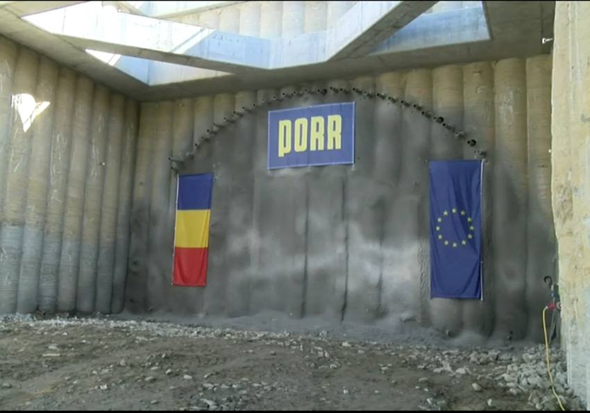 Prima autostradă din România care traversează Carpații. Progrese remarcabile pe A1 Sibiu-Pitești: Prima galerie străpunsă! 1 Sursă foto: screenshot Facebook Cristian Pistol.