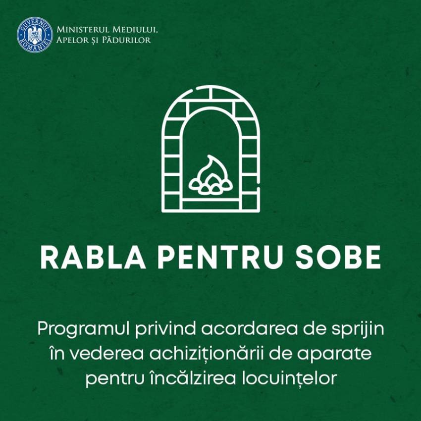 rabla pt sobe 1 - Ministerul Mediului anunță Rabla pentru sobe! Vezi ce localități din Argeș sunt pe listă!
