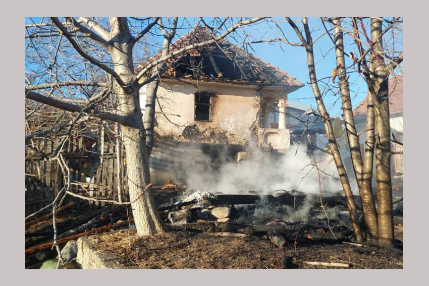 incendiu casa