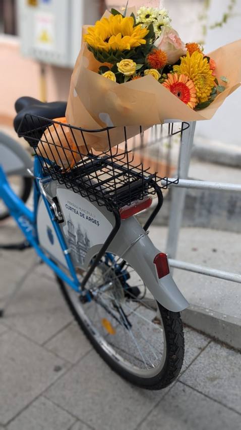 De sâmbătă, 8 martie bicicletele vor putea fi închiriate din nou la Curtea de Argeș 1 bicilete curtea de arges