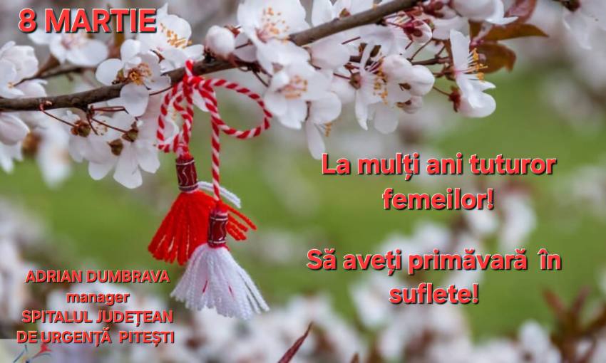 Adrian Dumbrava mesaj 8 martie Adrian Dumbrava mesaj 8 martie