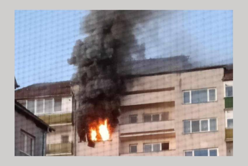 incendiu bloc sibiu