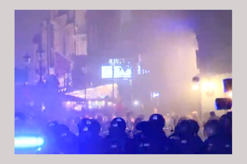 Violențe în faţa BEC după respingerea candidaturii lui Georgescu! Jandarmi răniți! 6 jandarmi proteste