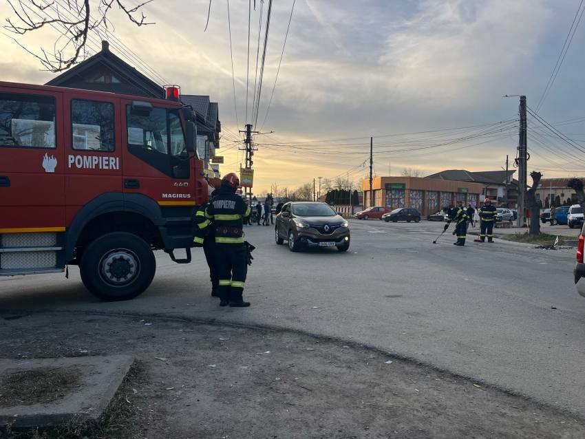WhatsApp Image 2025 03 09 at 17.39.11 - Accident în zona de nord a Piteștiului. Motociclist rănit!