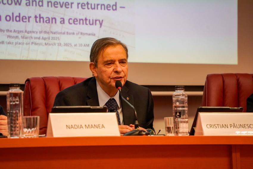 Peste 91 de tone de aur fin. "Tezaurul Băncii Naționale a României trimis la Moscova și nerecuperat - o creanță mai veche de un secol" 2 Sursă foto: CJ Argeș.