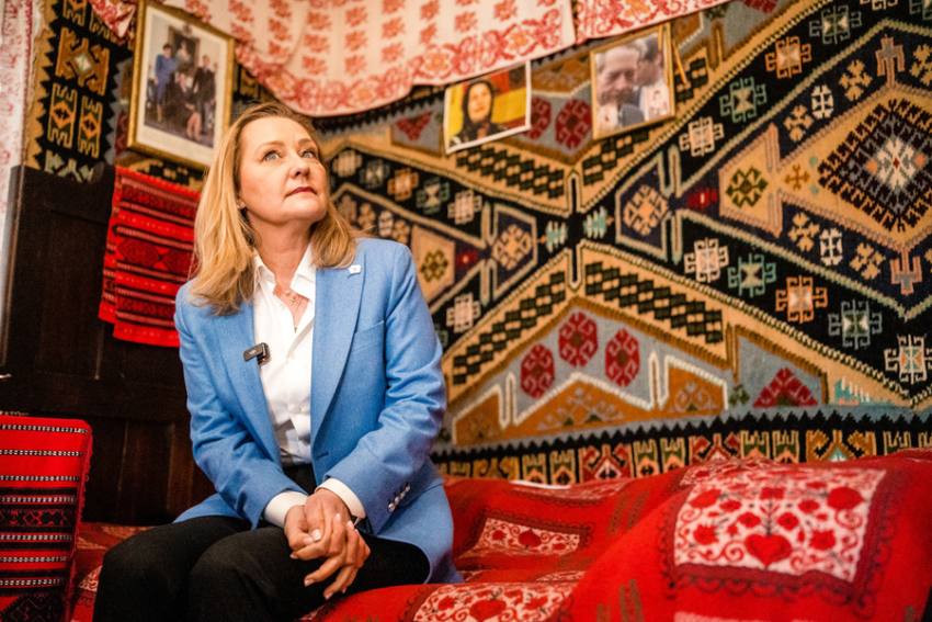 elena lasconi acasa la elisabeta rizea Sursă foto: FB Elena Lasconi.