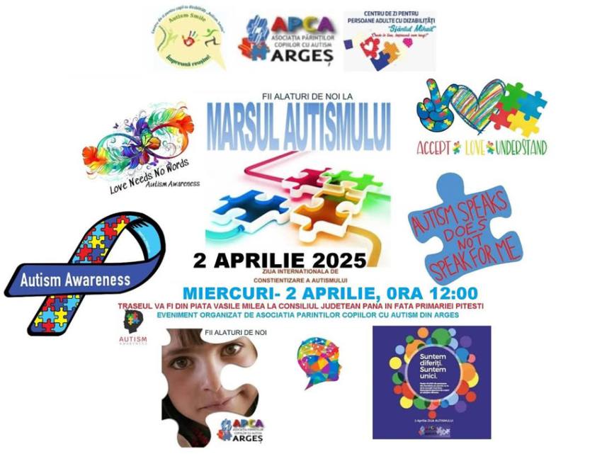 Sursă foto: Asociației Părinților Copiilor cu Autism Argeș.