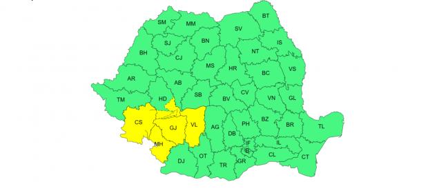 Cod galben și cod portocaliu de ploi în Argeș și alte județe din țară 1 cod de ploi