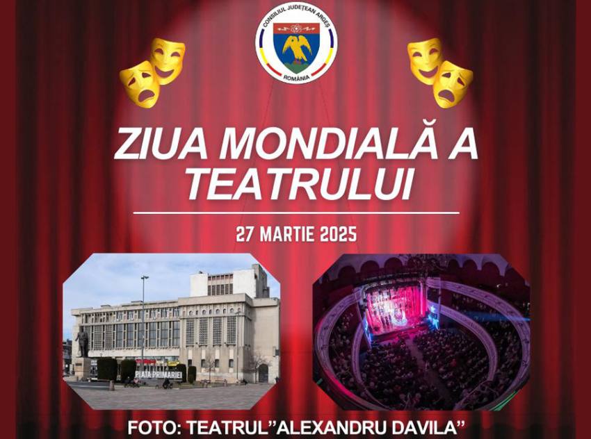 teatrul al davila de ziua teatrului 1 Sursă foto: FB CJ Argeș.