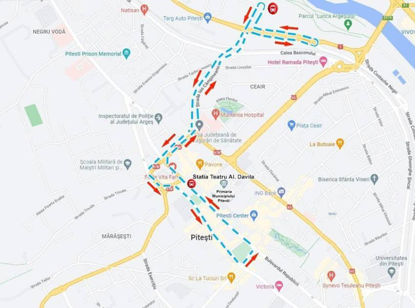Sursă foto: FB Primăria Municipiului Pitești.