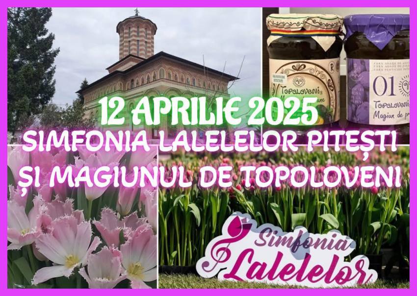 Piteștiul, destinație de primăvară pentru turiști! 3 turisti Pitești simfonia lalelelor