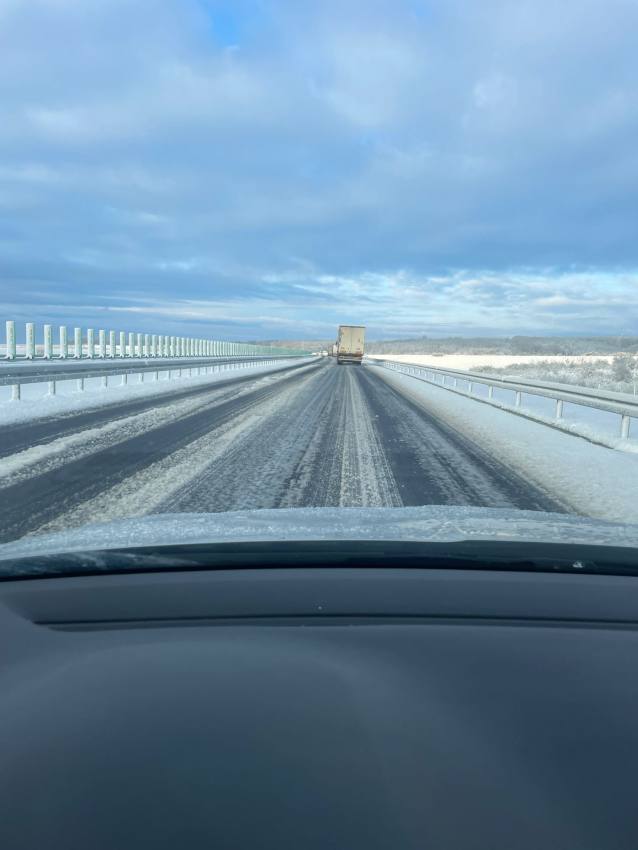 Drumul expres Pitești - Craiova acoperit cu gheață! Atenție șoferi! 1 drum express Pitești - Craiova