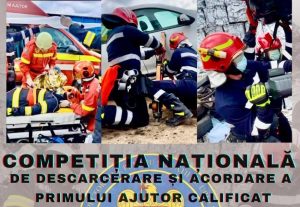 ISU Argeș, gazda fazei zonale a Competiției Naționale de Descarcerare și de Acordare a Primului Ajutor Calificat 1 competitie ISU Argeș