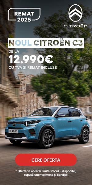 La Eurial Pitești! Noul Citroën C3 de la 12.990 euro, cu TVA și REMAT incluse! 3 Citroen C3 la Eurial Pitești