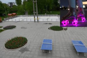 Noutate la Simfonia Lalelelor 2025. Gratis cu rolele la patinoarul ecologic din Lunca Argeșului! 1 Sursă foto: FB Primăria Municipiului Pitești.