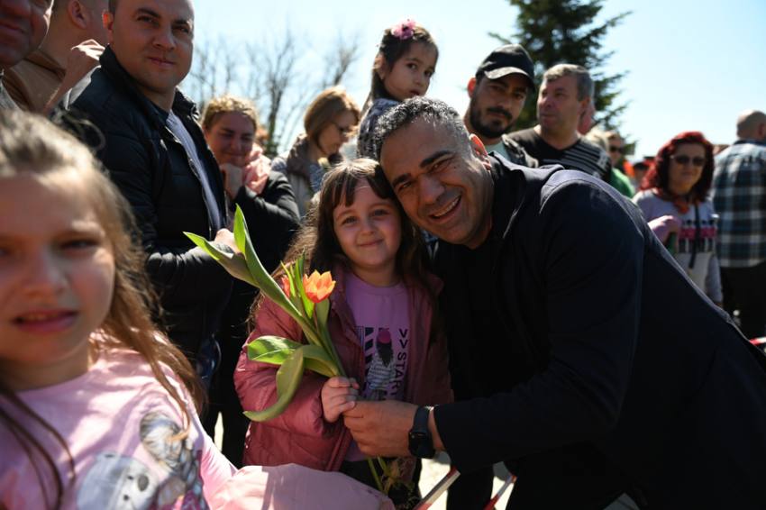 gelu tofan lalele daruit - De Florii, 20.000 de lalele au fost oferite, de municipalitate, piteștenilor!