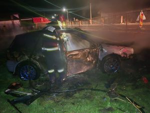 e51af8f3 cf9b 48fc 9fbb cec8cdbcc016 - Incendiu în Rucăr! Autoturism distrus de flăcări