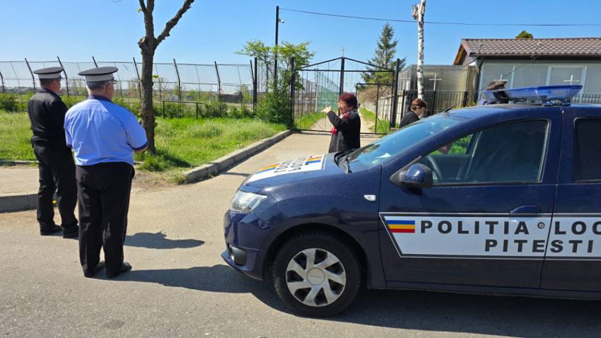 cimitirul. sf gheorghe 2 si politia localapitesti Sursă foto: FB Primăria Municipiului Pitești.
