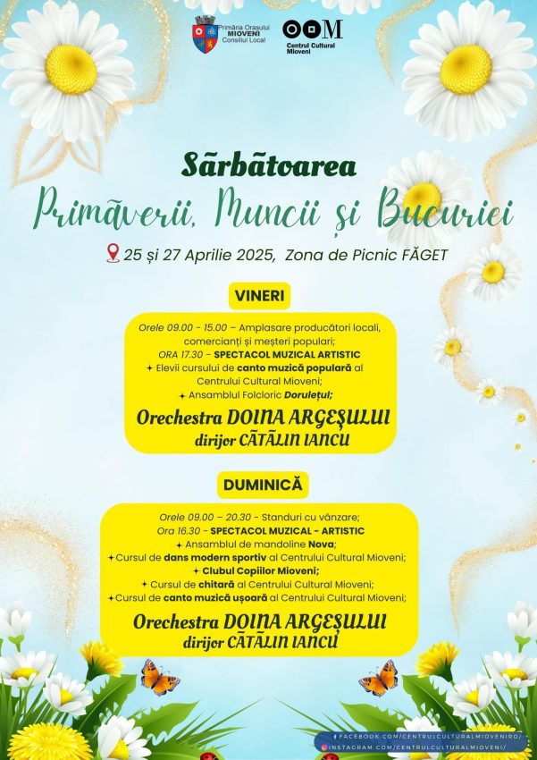 Sursă foto: FB Primăria Orașului Mioveni.