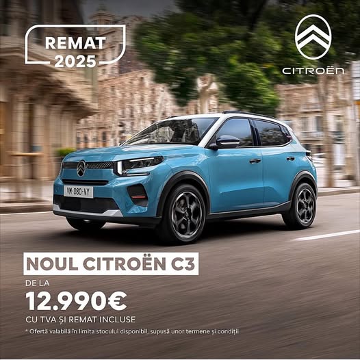 Noul Citroën C3 – Compact, modern și pregătit pentru oraș! La Eurial Pitești! 1 la Eurial Pitești