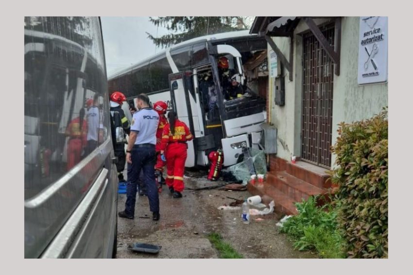 accident autocar Bihor accident autocar Bihor