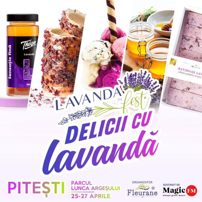 Trei zile de parfum, culoare și artă în Lunca Argeșului. Încearcă ciocolata și înghețata cu lavandă 1 Sursă foto: FB Primăria Municipiului Pitești.