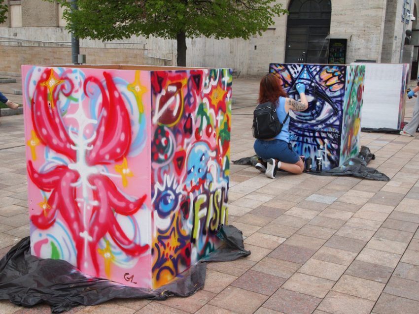 Graffiti ArtFest 2025 doi Sursă foto: FB Primăria Municipiului Pitești