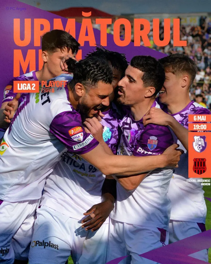 S-au pus în vânzare biletele pentru meciul FC Argeș - CSM Reșița 1 FC Argeș