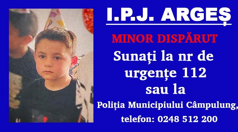 Băiatul de 6 ani din Câmpulung dat dispărut, a fost găsit! 2 WhatsApp Image 2025 05 02 at 19.12.10 - Băiatul de 6 ani din Câmpulung dat dispărut, a fost găsit!