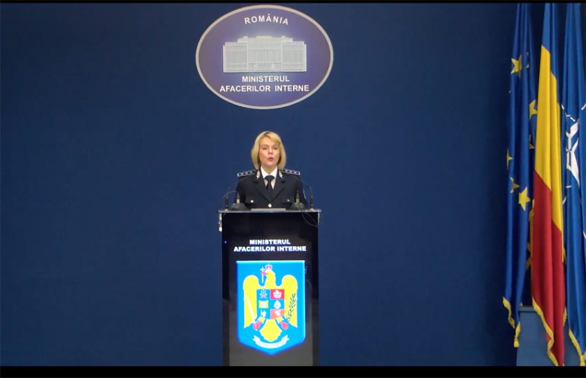 Monica Dajbog alegeri votare 2025 Sursă foto: screenshot FB Ministerul Afacerilor Interne.