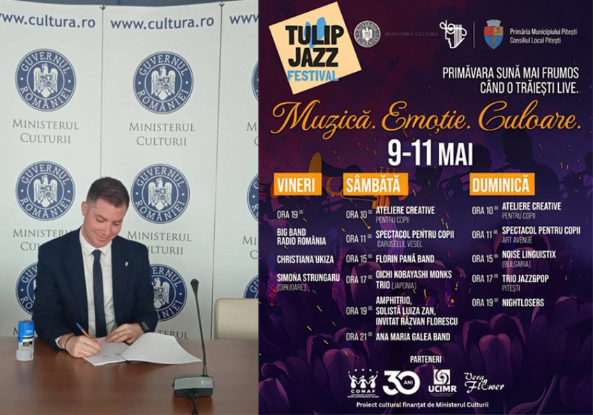 deschidere tulip jazz 1 Sursă foto: FB Filarmonica Pitești.