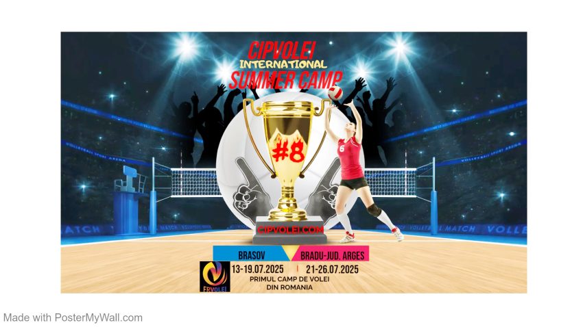 Bradu volei -  Bradu găzduiește prima tabăra națională de volei, Cipvolei Summer Camp