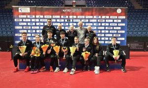 496957863 1148205883777983 977601875932947384 n - România a obținut 8 medalii la Europenele Under-21 de tenis de masă de la Bratislava
