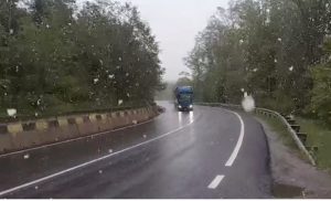 cats 1 - (VIDEO) Vreme de iarnă la mijlocul lui mai. Ninge pe DN 17