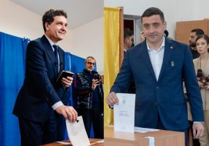 Sursă foto: FB Nicușor Dan si George Simion