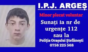 Minor de 15 ani din Ștefănești, dat dispărut! A plecat de acasă și nu s-a mai întors 2 55922714 ea31 458a bec4 cdf63a88ac2e - Minor de 15 ani din Ștefănești, dat dispărut! A plecat de acasă și nu s-a mai întors