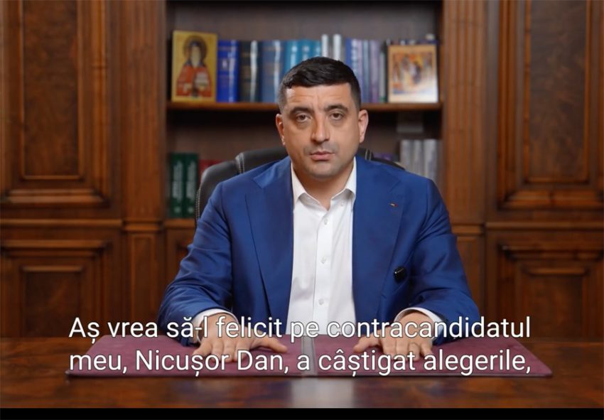 Sursă foto: screenshot FB George Simion